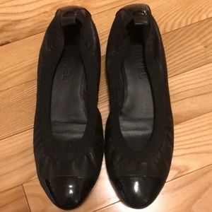 Chanel Spirit Flat Black Size 40